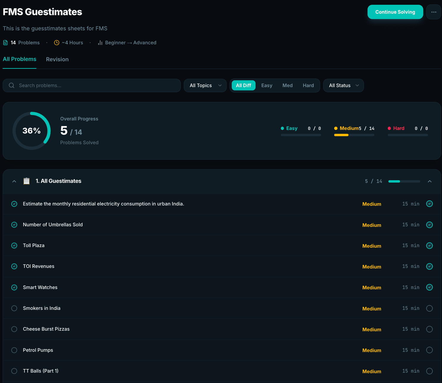 Track Your Case Prep